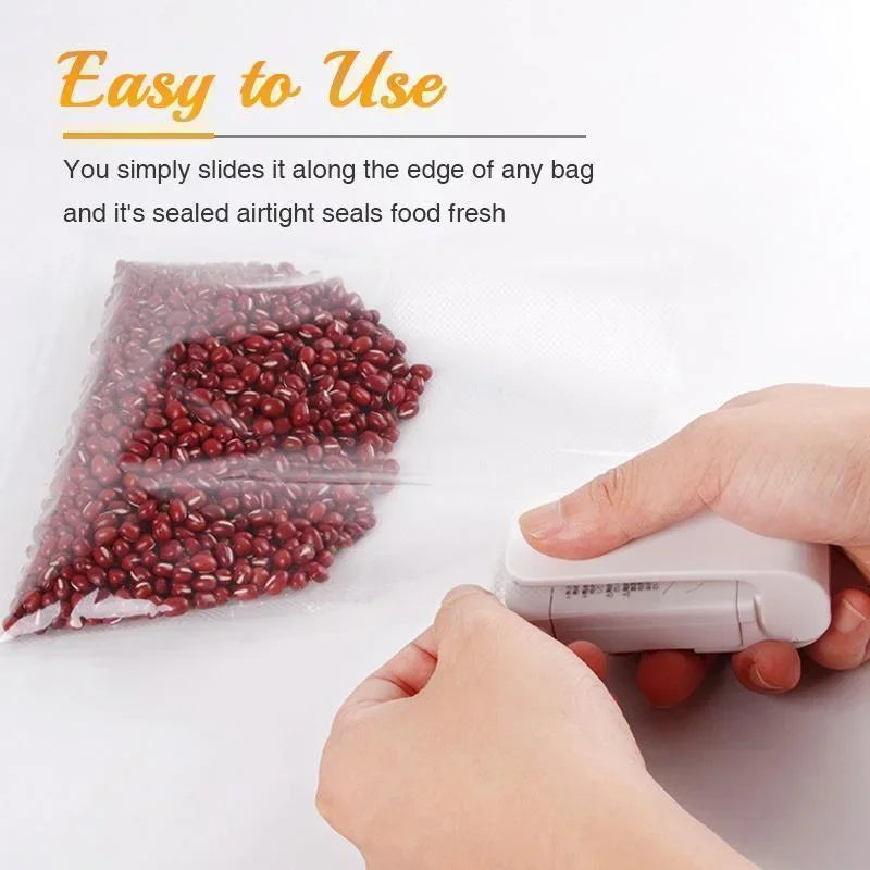 Portable Mini Heat Sealer – Resealable Snack Bag Sealing Machine