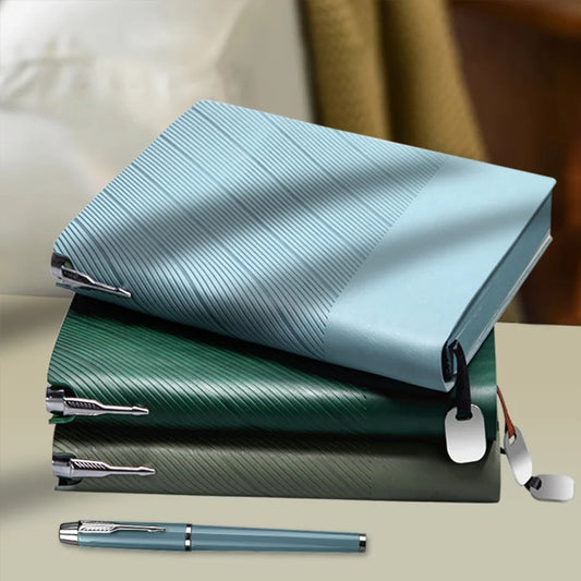 Elegant Notebook Set – Eco-Friendly, Recycled Paper Journals (3-Pack)