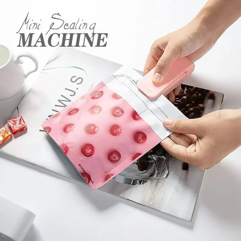 Portable Mini Heat Sealer – Resealable Snack Bag Sealing Machine