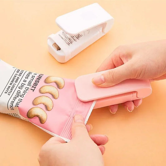 Portable Mini Heat Sealer – Resealable Snack Bag Sealing Machine